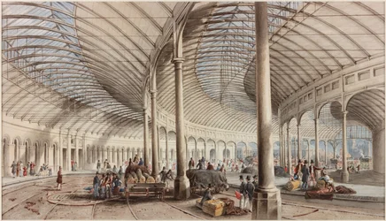 Innenansicht des Hauptbahnhofs, Newcastle upon Tyne